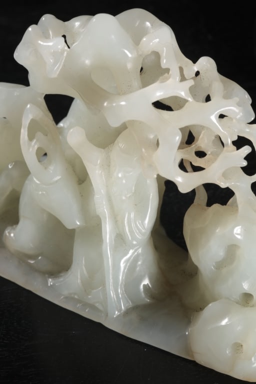 Chinese Jade Carved Mountain - 6