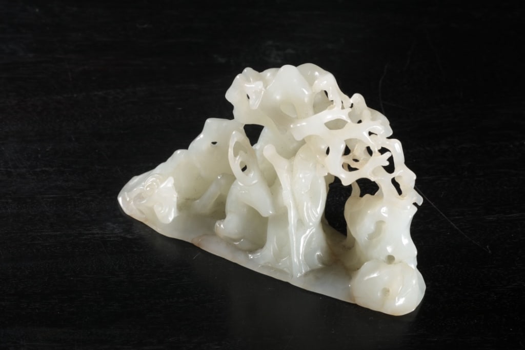 Chinese Jade Carved Mountain - 7