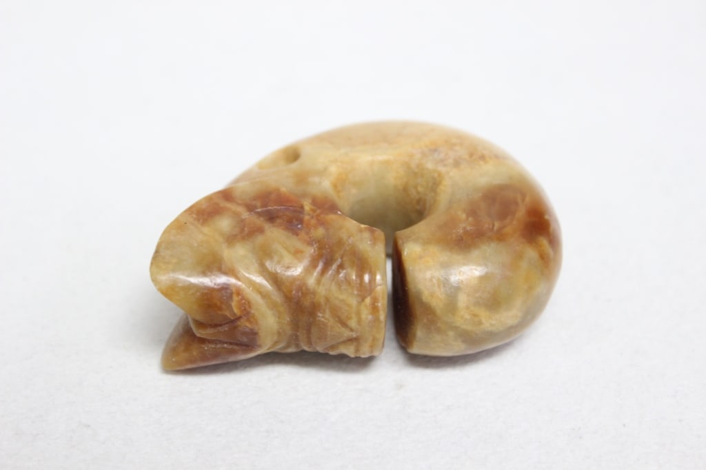 Chinese Jade Carved Toggle - 3