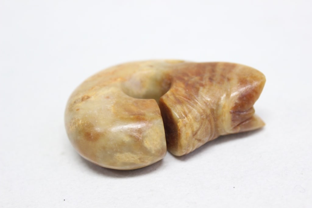 Chinese Jade Carved Toggle - 4