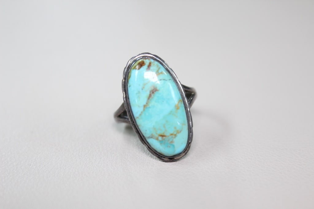 Turquoise Sterling Silver Ring (1 of 5)