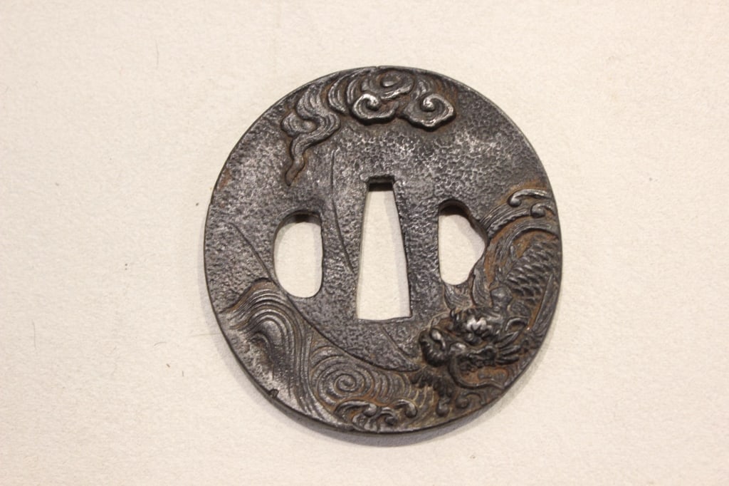 Antique Japanese Iron Tsuba (1 of 6)