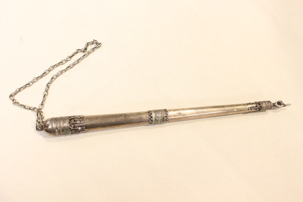 High-quality silver Judaica Torah Pointer (1 of 6)