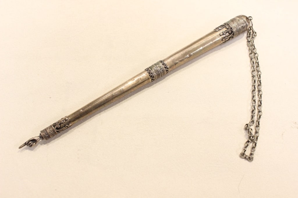 High-quality silver Judaica Torah Pointer - 2