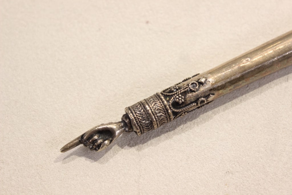 High-quality silver Judaica Torah Pointer - 3
