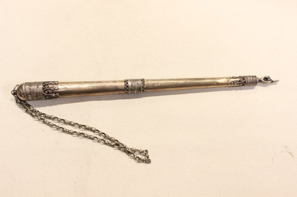 High-quality silver Judaica Torah Pointer - 6