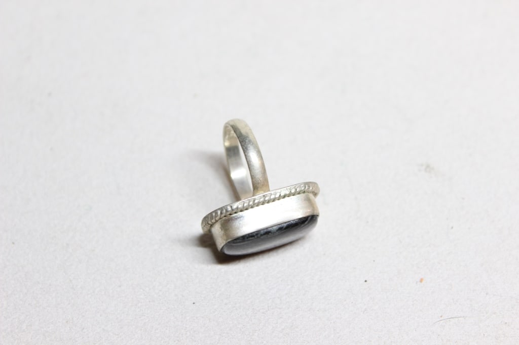 925 sterling silver statement ring - 3