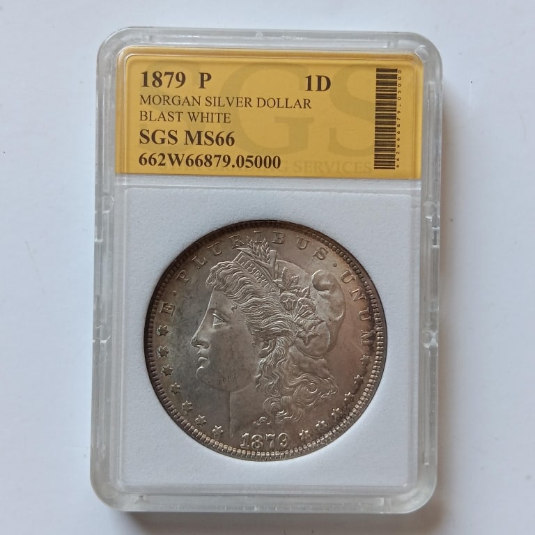 1879-P SGS MS66 MORGAN SILVER DOLLAR (1 of 5)