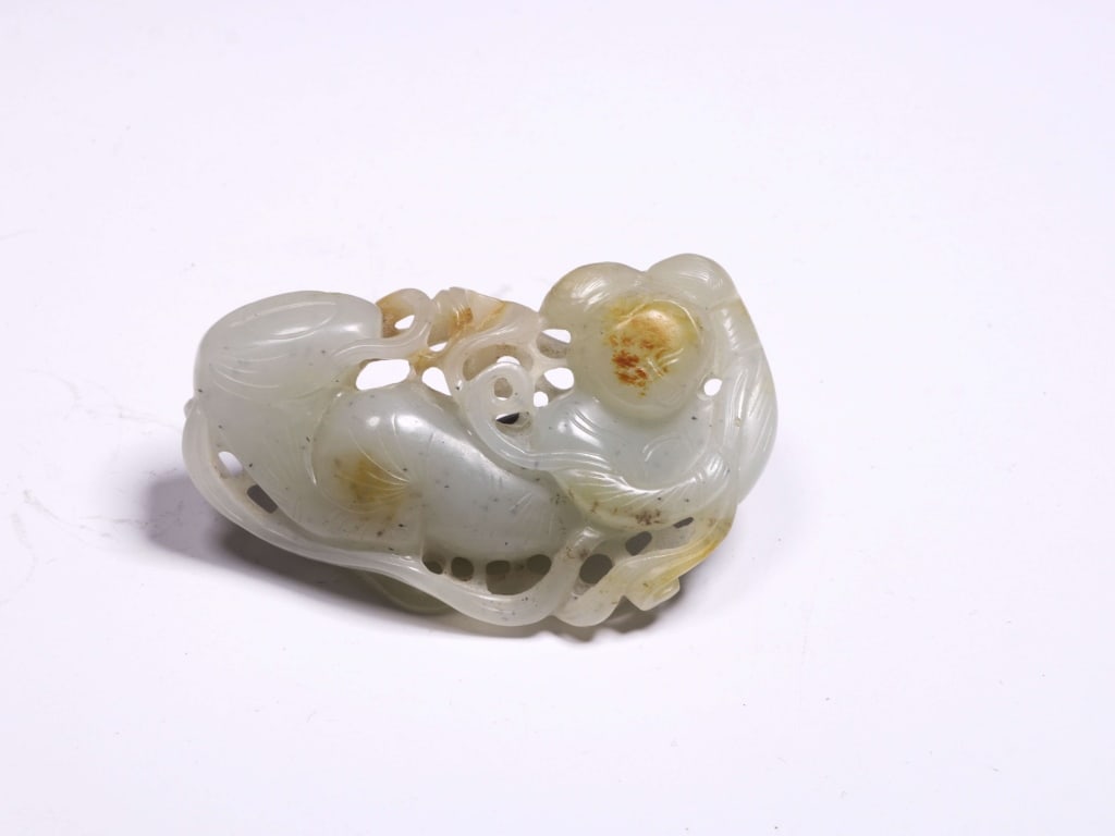 Chinese Jade Carved Toggle (1 of 9)