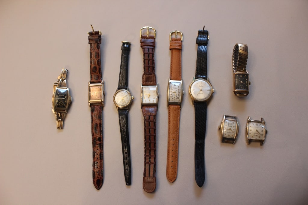 Collection of Nine Vintage Mechanical Wristwatches (1 of 14)
