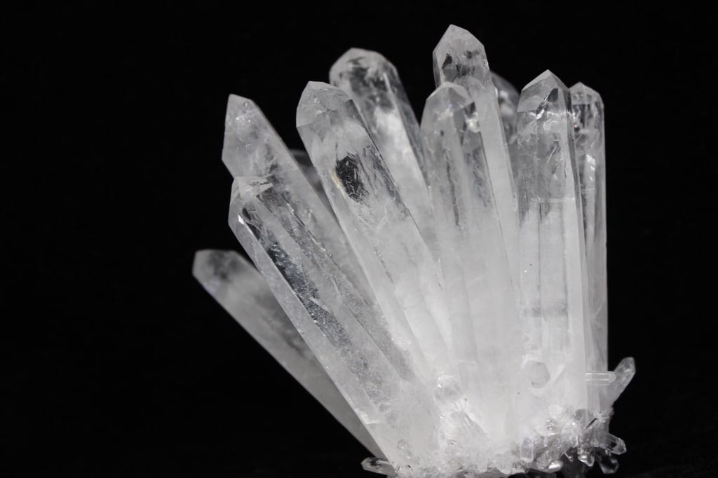 Clear Quartz Crystal Cluster - 2