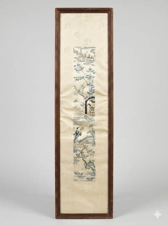 Chinese Silk Embroidered Sleeve Band Panel (1 of 3)