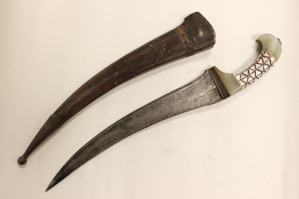Ottoman Jambiya (or Khanjar) ceremonial dagger, da (1 of 8)