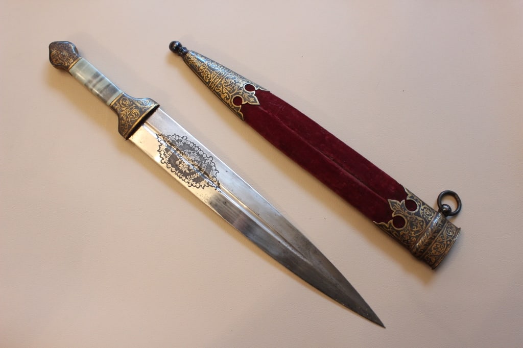 luxury Imperial Russian presentation dagger - 9