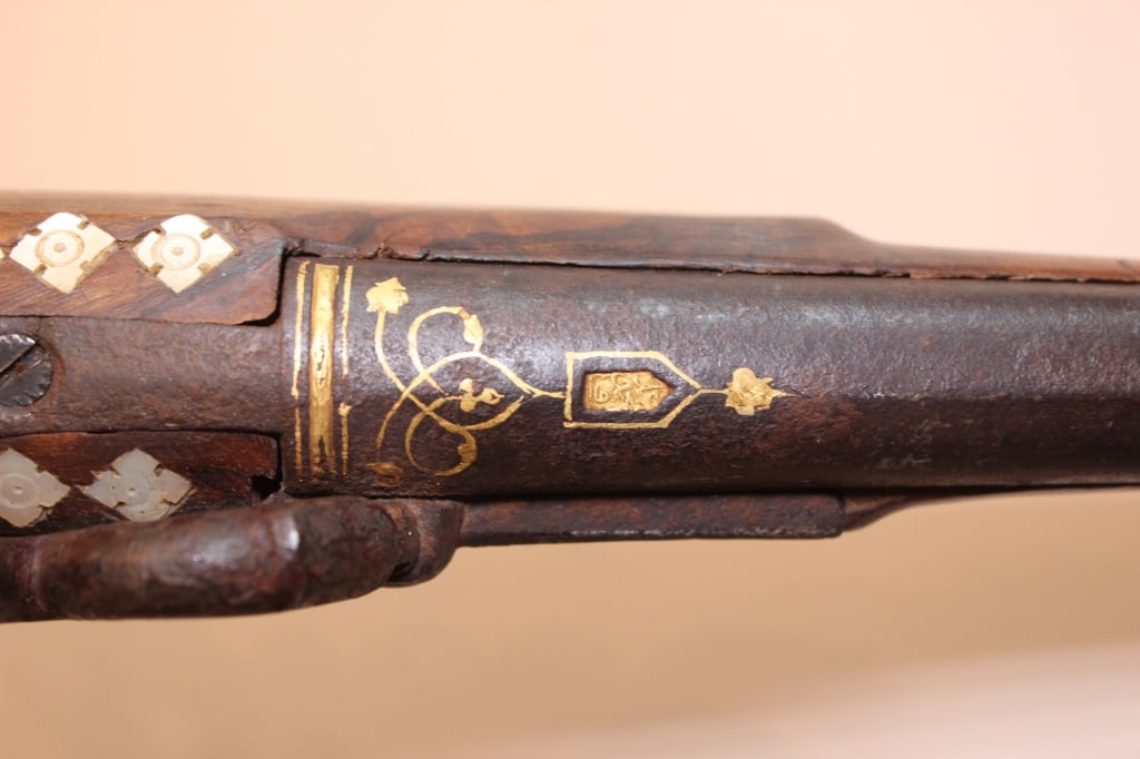 19th.C percussion cap muzzleloading pistol - 10