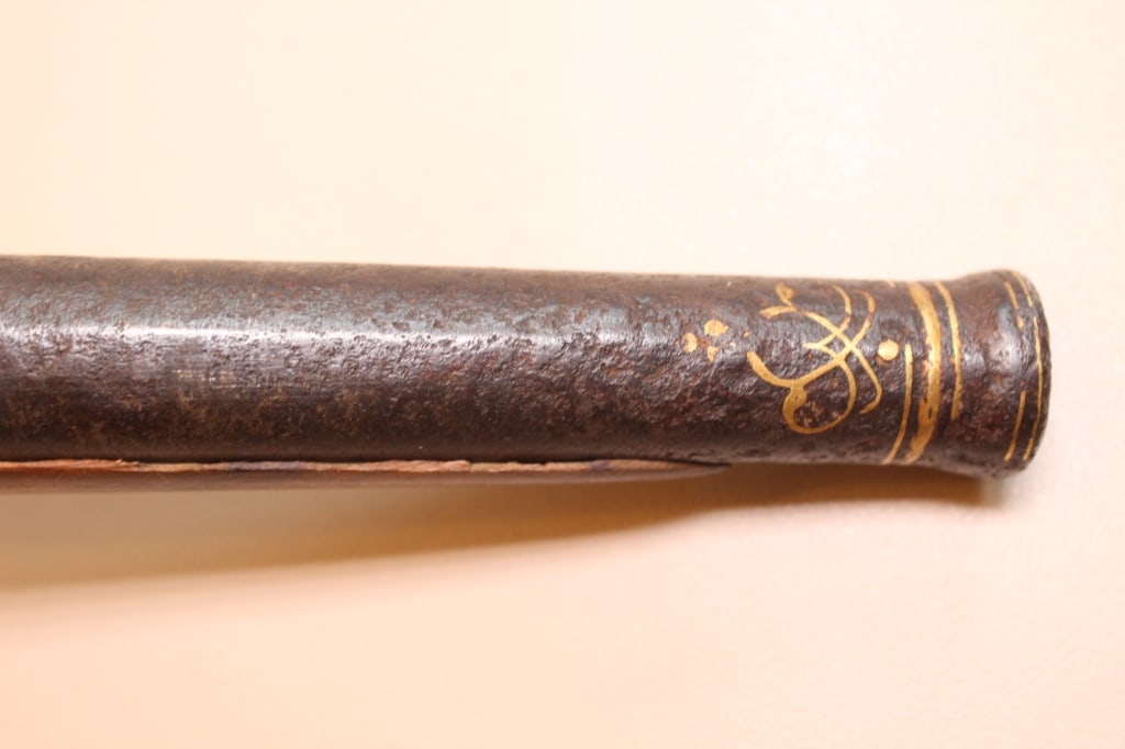 19th.C percussion cap muzzleloading pistol - 9