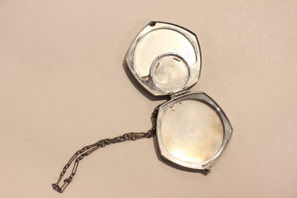 Two Antique Enamel Dance Compact - 3