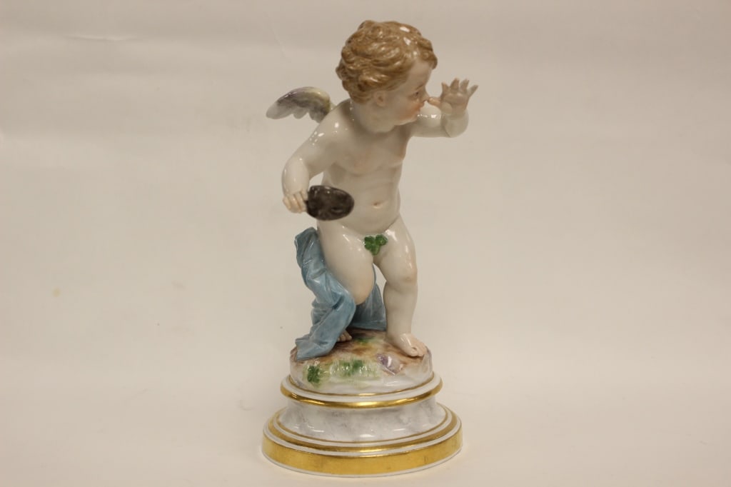 Antique Meissen Porcelain Figurine of a Cherub (1 of 9)