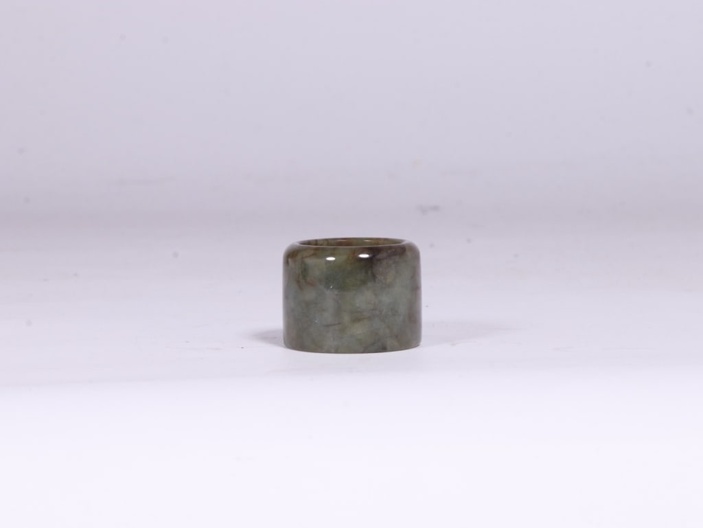 Chinese Jade Thumb Ring - 4