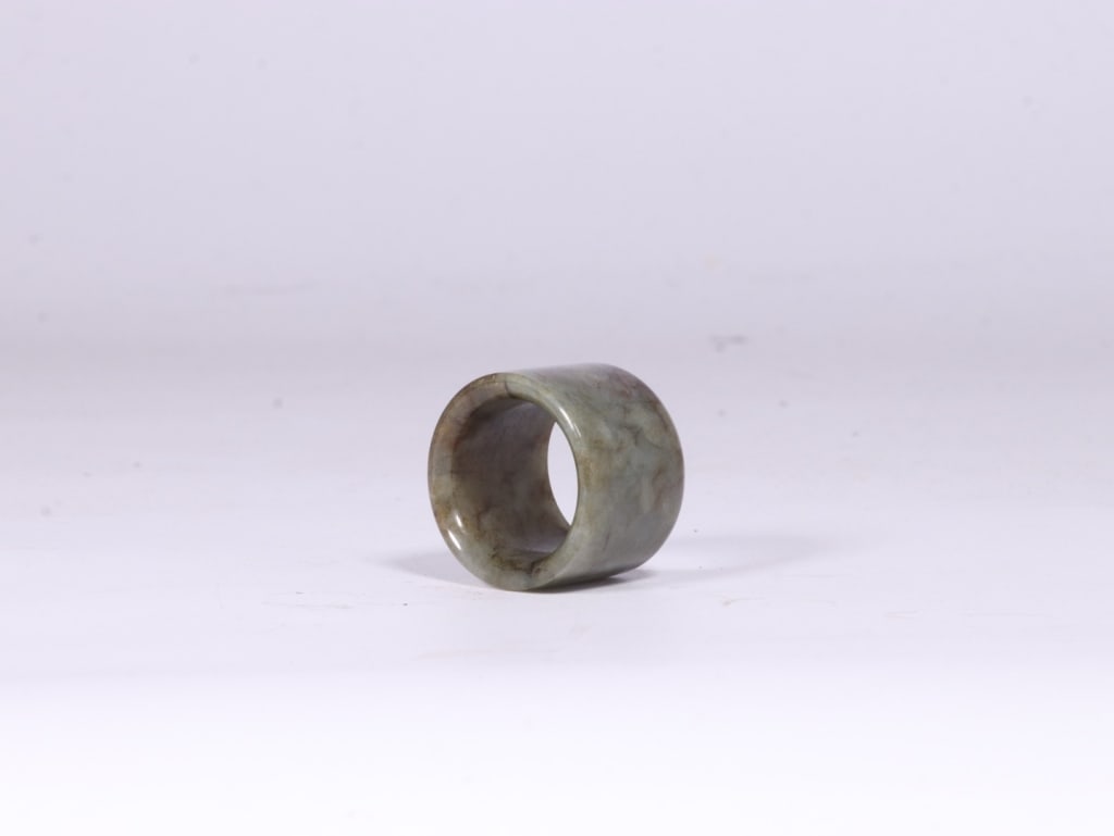 Chinese Jade Thumb Ring - 6