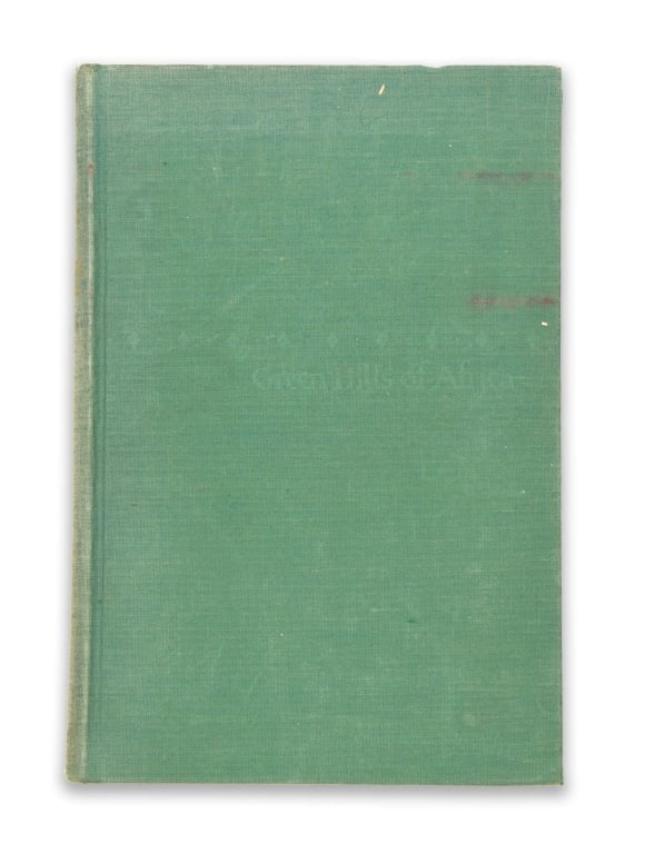 Ernest Hemingway (1899?1961), Signed Copy of Green: Ernest Hemingway (1899?1961)