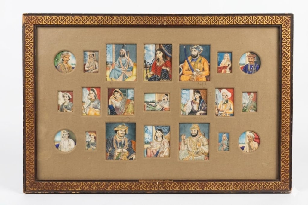 19th.C Indian Company School portrait miniatures (1 of 10)