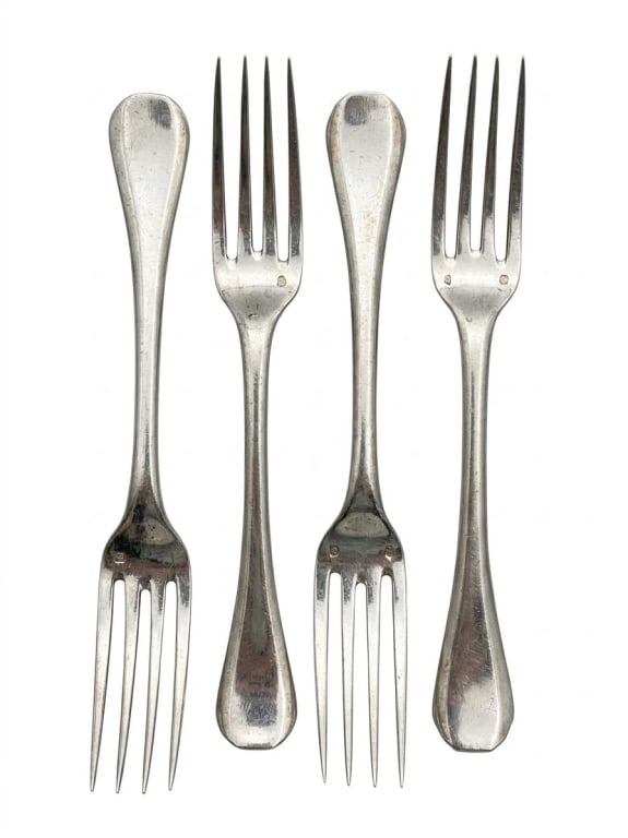 Sterling silver forks Set .total weight is 6.23ozt: Sterling silver forks Set .total weight is 6.23ozt