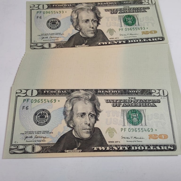 (RARE) United States 2007 A * $2 Bank notes (1 of 11)