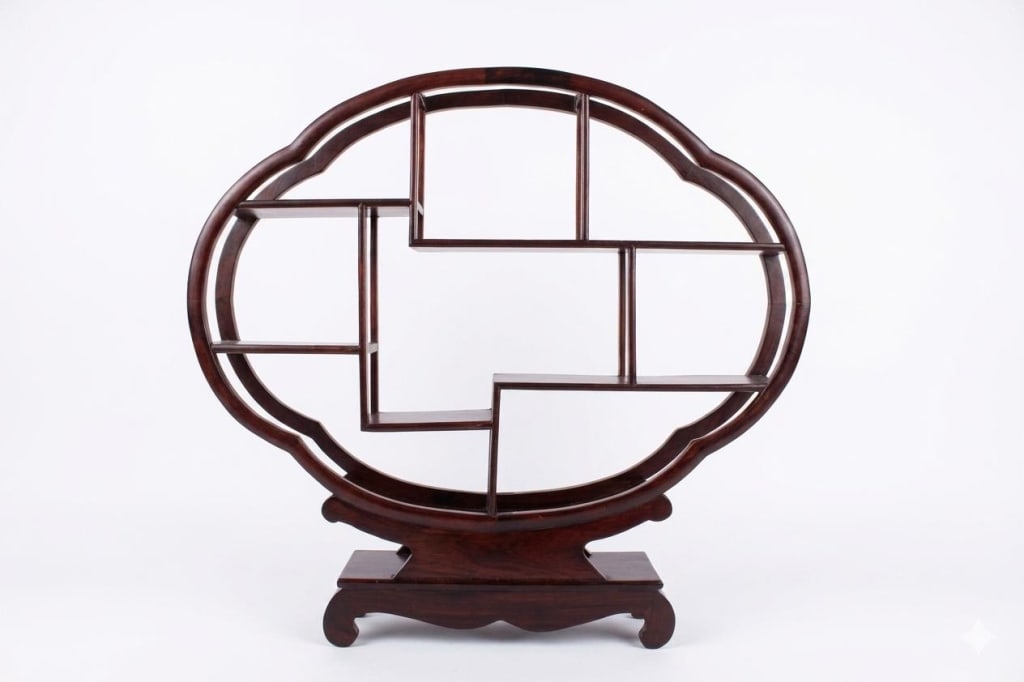 Chinese Multi-tiered Curio Shelf (1 of 2)
