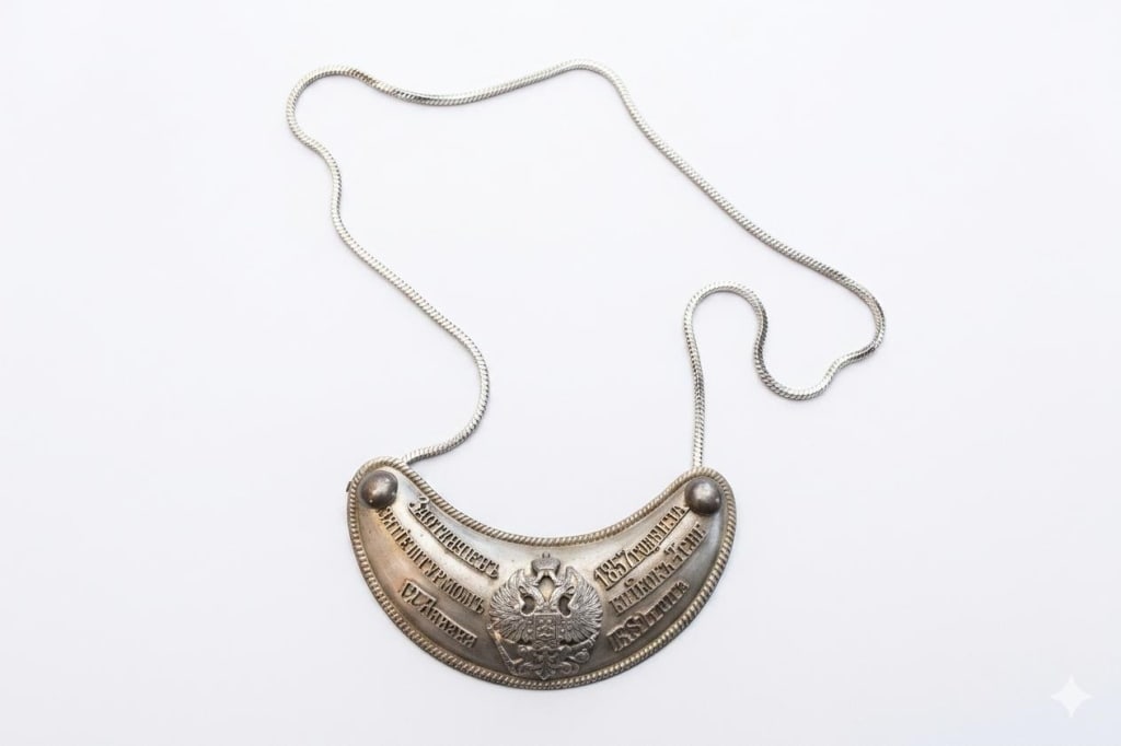 Imperial Russian Officer's Award Gorget (1 of 5)