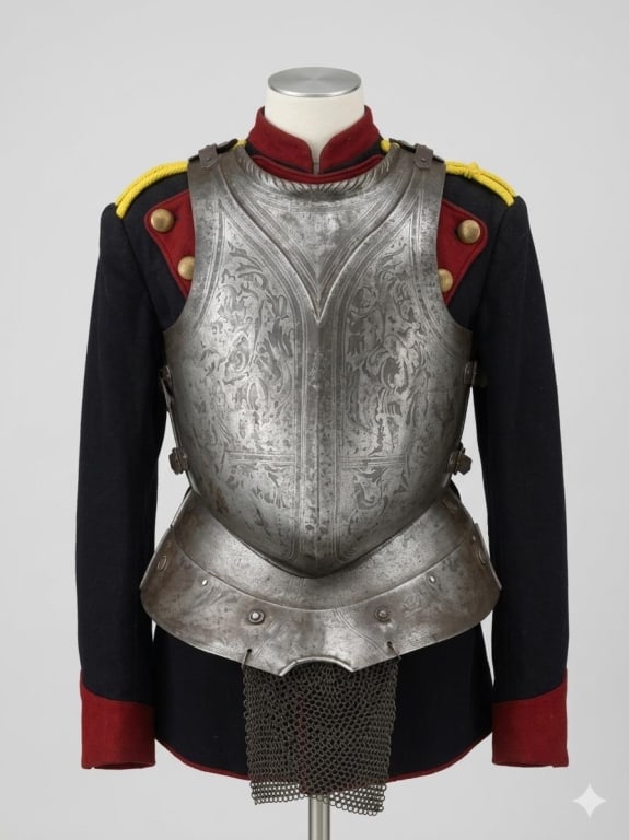 Rare European Cuirassier officer's dress uniform, (1 of 12)