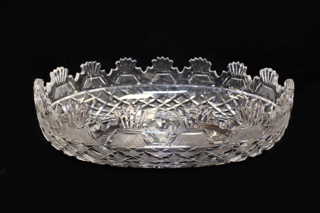 Waterford Crystal "Kennedy" Centerpiece Bowl (1 of 6)