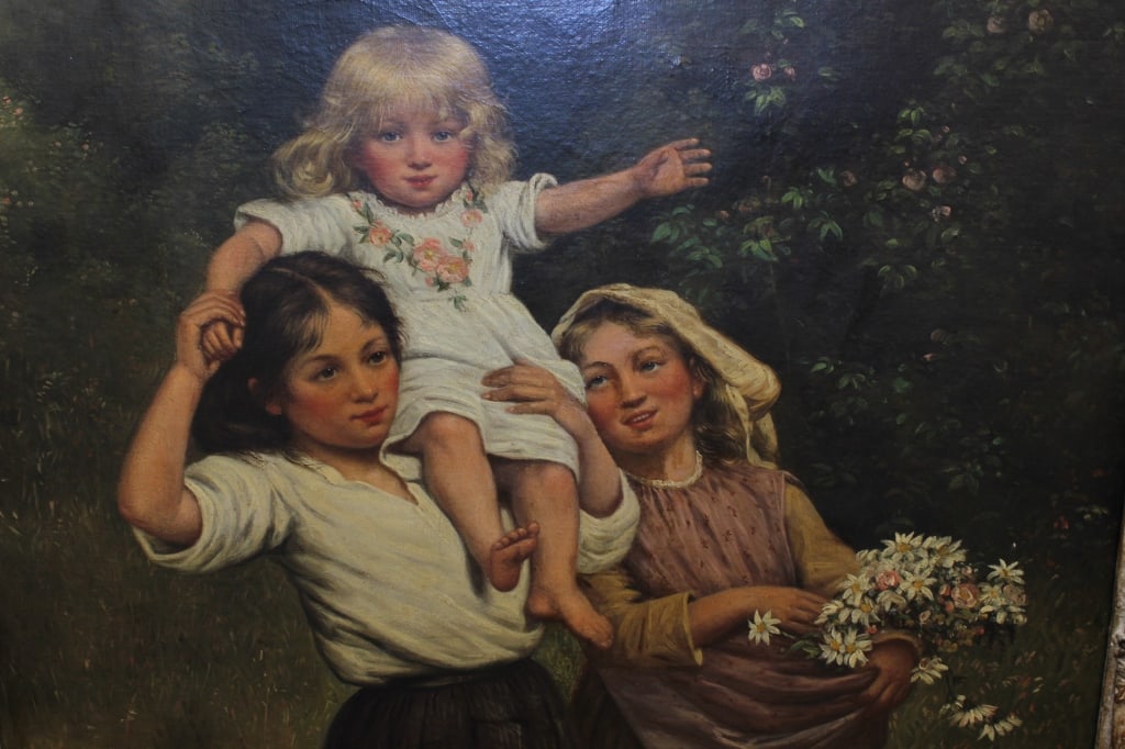 Oil Painting on Canvas,"Wild Roses" (1 of 9)