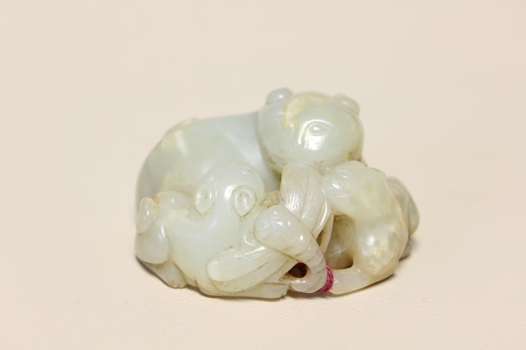 Chinese Jade Carved Beast Group (1 of 4)