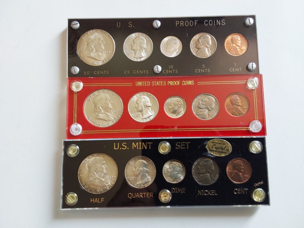 1954 P .D.S. United States Proof Set 9(1954 P TON (1 of 17)