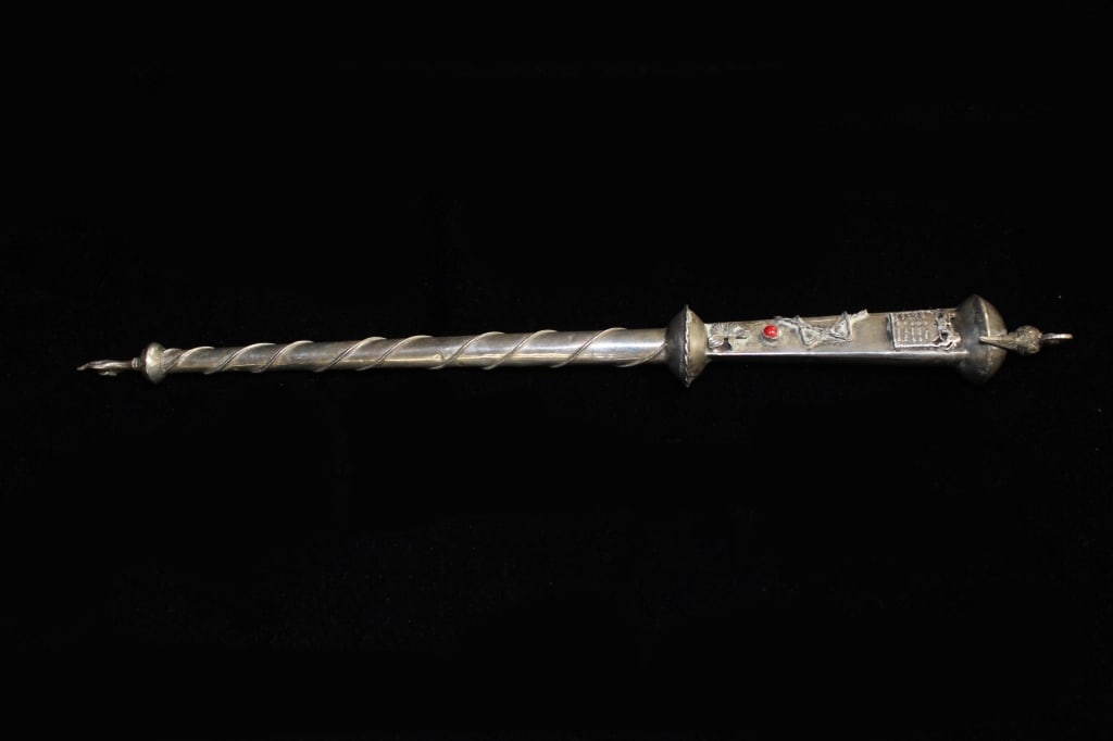 Antique silver Torah pointer (Yad) - 2