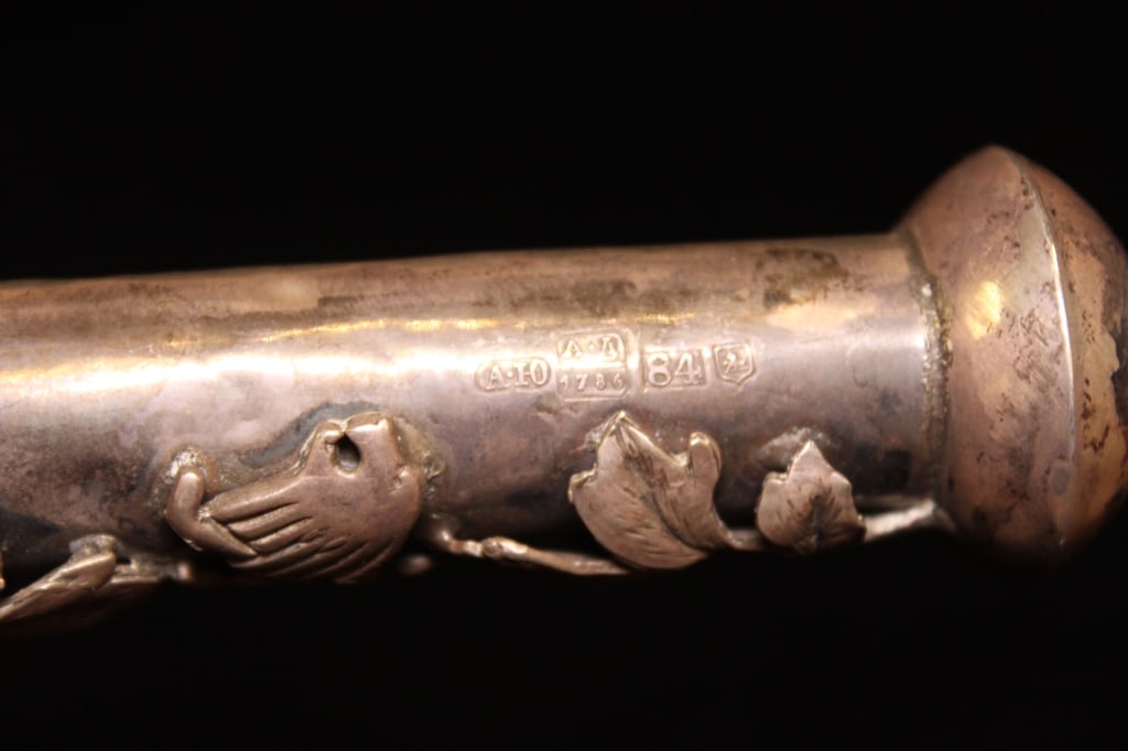 Russian Silver Torah Pointer w Hallmarks. - 3
