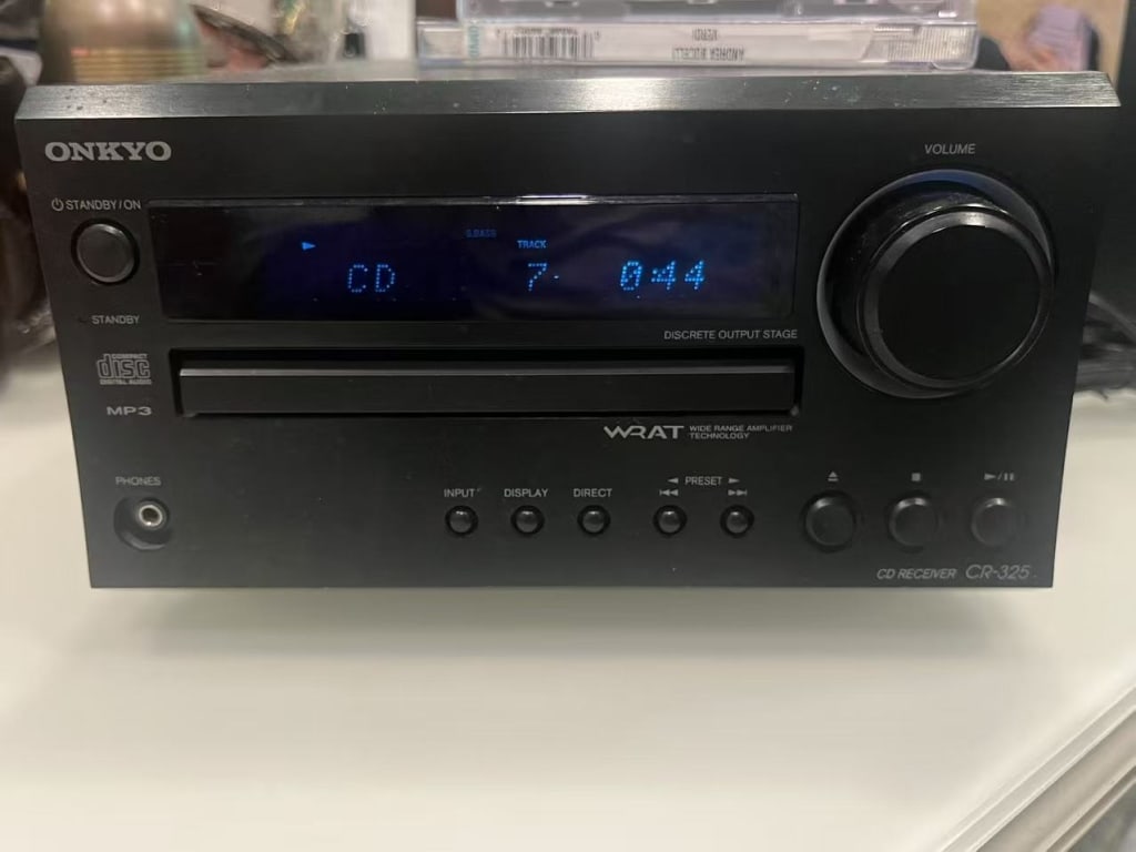 Onkyo CD PLAYER RECEIVER AM/FM TUNER CR-325 W/ REM (1 of 1)