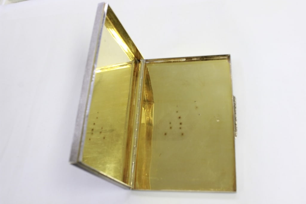 Vintage Engine-turned Cigarette case - 7