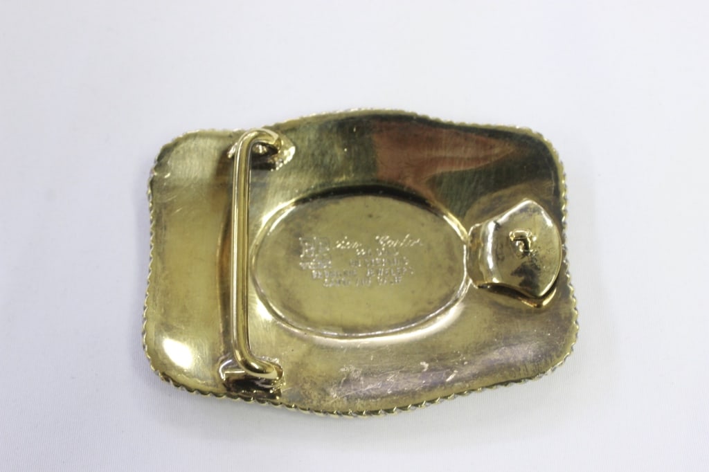 rectangular Western trophy belt buckle - 3
