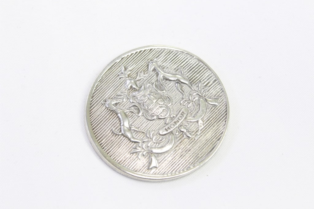 Antique silver medallion - 2