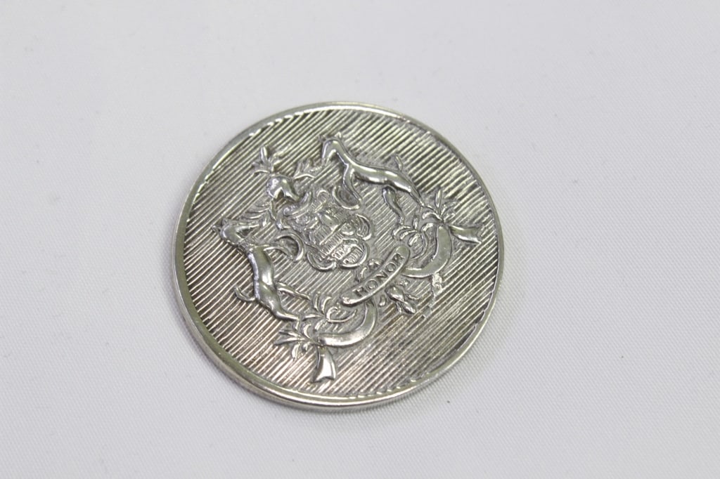 Antique silver medallion - 3