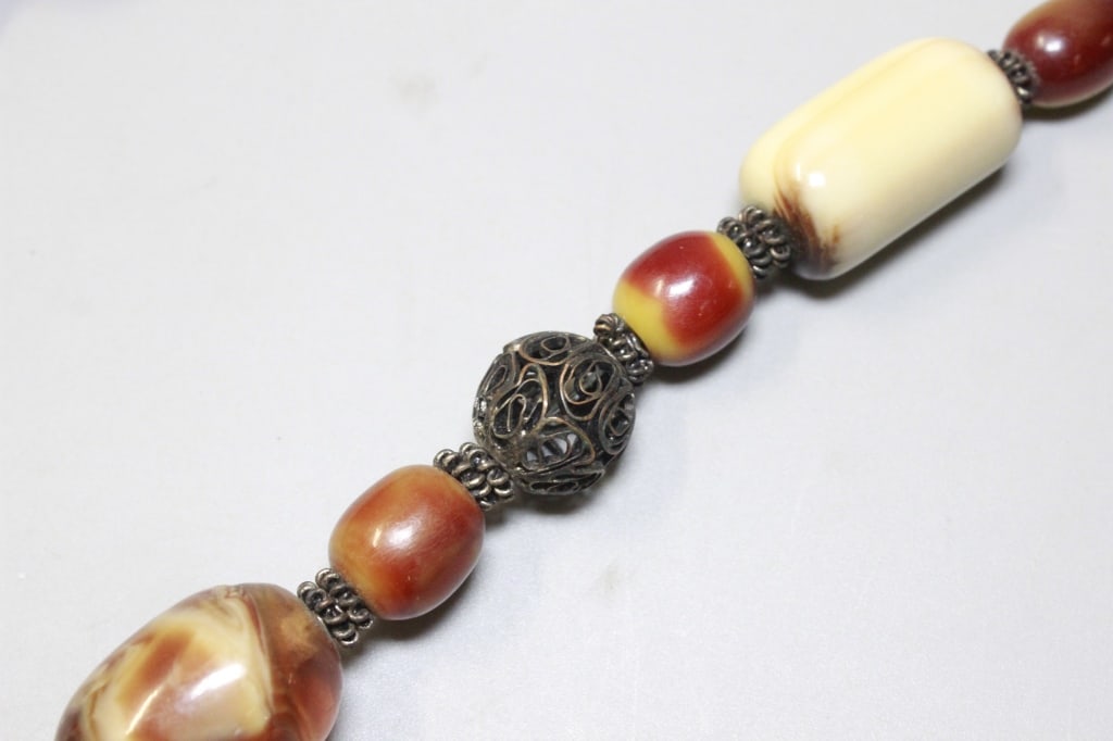 Strand Beads Statement Necklace - 2