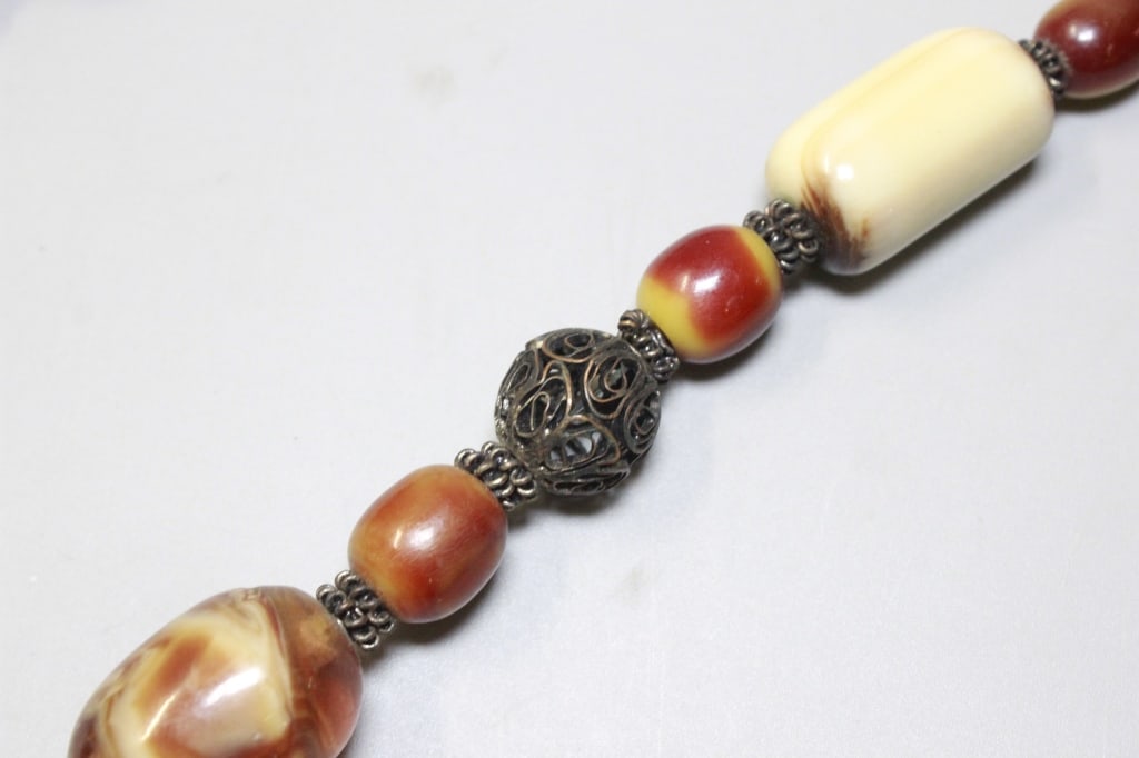 Strand Beads Statement Necklace - 3