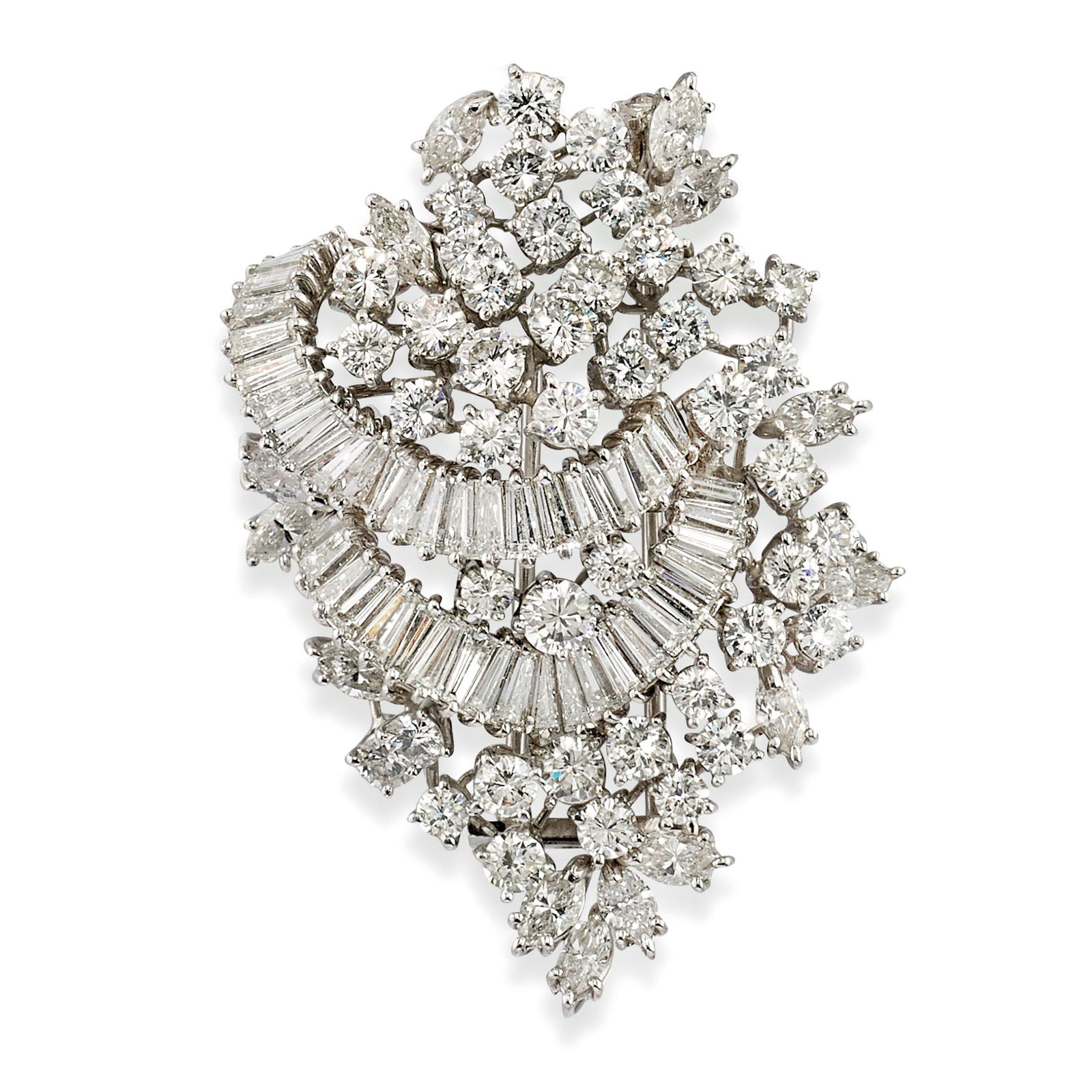 BROCHE/PENDENTIF EN OR ET DIAMANTS (1 of 1)