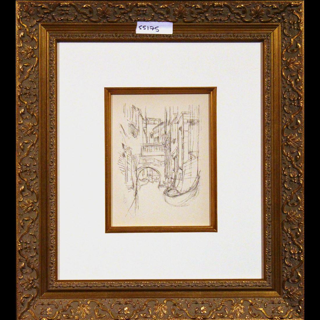 James Abbott McNeill Whistler-Canal of Venice (1 of 1)