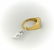 Keer & Kingsland Men's Diamond 10k Yellow Gold Ring - 7
