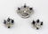 CORO Crown Jewels Clear & Blue Rhinestone Pin Earrings - 3