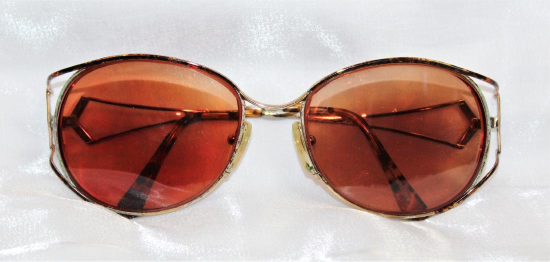 Vtg DIANE VON FURSTENBERG Amber Sunglasses 59-18 140 (1 of 8)