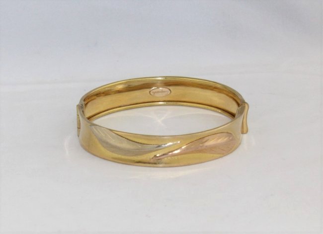 Campanella 18K Yellow Gold Bangle Bracelet 23.3 Grams (1 of 5)